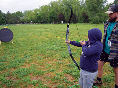 archery at camp elks