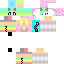 Cute Rainbow Cat Girl Skin 10