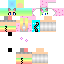 Cute Rainbow Cat Girl Skin 13